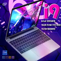 2025 Portable intel i9 gaming laptop 14.1'' Intel Core I9 8950HK 16GB RAM 2TB SSD laptop Windows 11 Office 1920*1080 Notebook