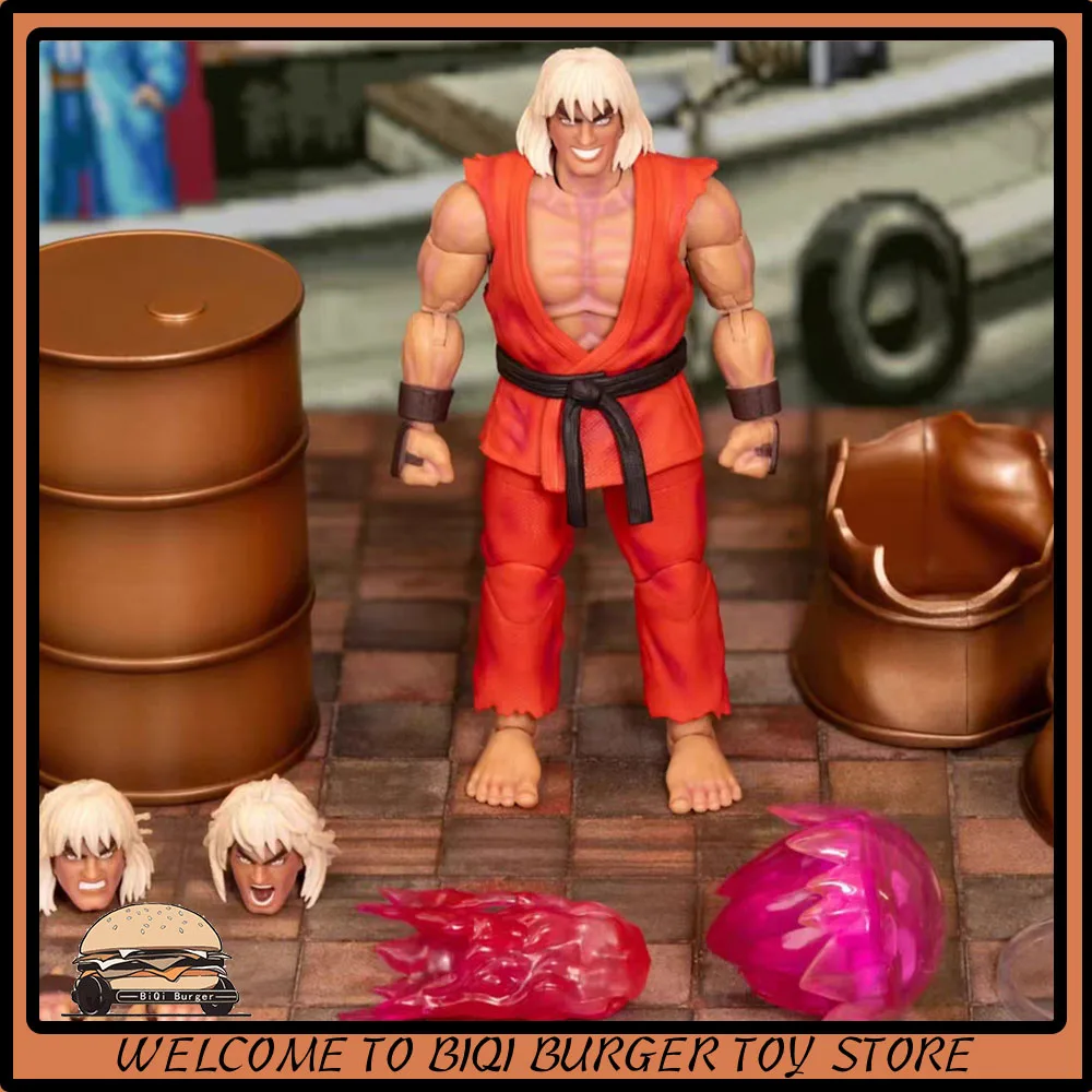 

1/12 Street Fighte 2 Anmie Figure Ken Action Figures Ken Masters Limit Figurine Pvc Model Statue Collection Doll Decora Toy Gift