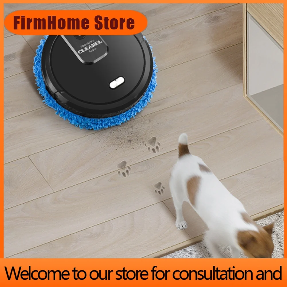FirmHome StoreA56T-Fully Automatic Sweeping Robot Smart Impregnation Cleaning Robot USB Charging Dry And Wet Spray Mop Disinfect