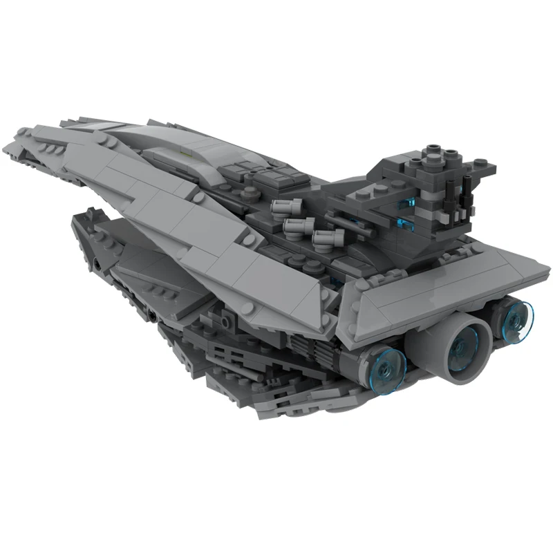 747 PCS Space War Model Leviathan Interdictor-Class Cruiser - MIDI Scale MOC Customize Modular Building DIY Holiday Toy Gifts