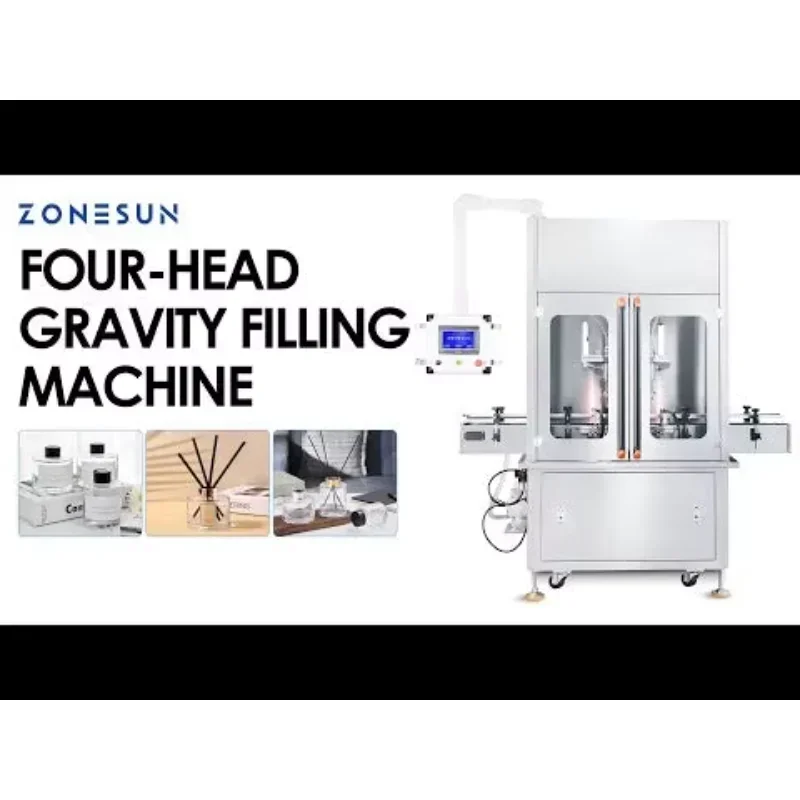 ZONESUN ZS-VTGZ100B Riempitrice per profumi a gravità con funzione di aspirazione