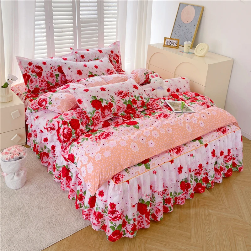 1Pcs printed Duvet cover Pillow case,without filler,skin friendly comfortable Breathable ,For Bedroom,Dormitory,Home Bedding