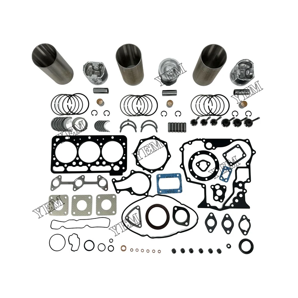 For Kubota WG972 Overhaul Kit With Bearing Set Eninge Parts