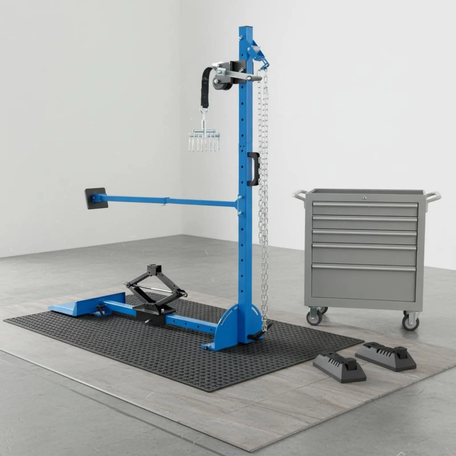 Auto Vehicle Pulling Frame Sturdy Duty Collision Repair Straightener Dent Puller Machine Professional Grade Automotive Equipment