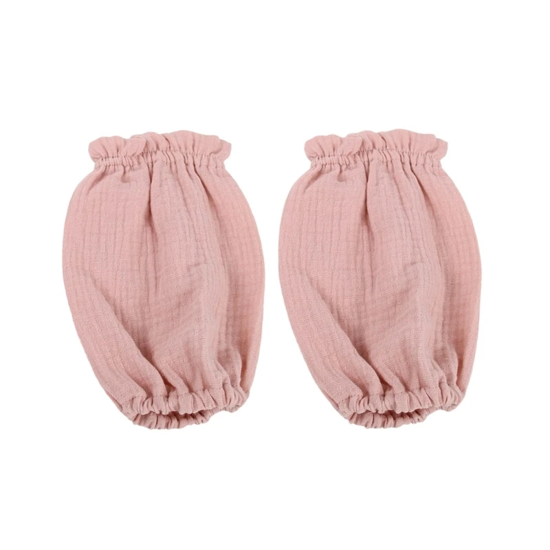 J15U Par Protetores Braço Infantil Reutilizáveis ​​Mistura Algodão Drools Prova Jogo Essencial