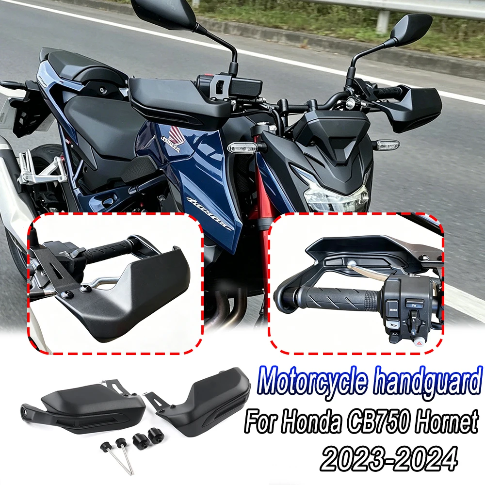 

NEW Motorcycle Accessories Handguard Shield Black Hand Guard Protector Windshield 2023 2024 For Honda CB750 Hornet 2023 2024