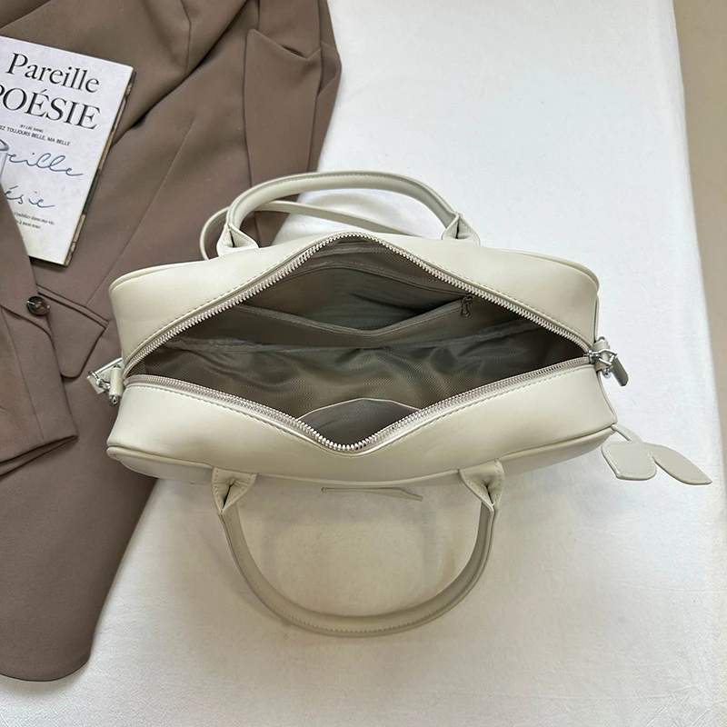 الخريف الشتاء خمر حقيبة يد ركاب حقيبة حقيبة كتف المرأة الكتف حقيبة كروسبودي لينة بولي Leather الجلود المحافظ العصرية #5