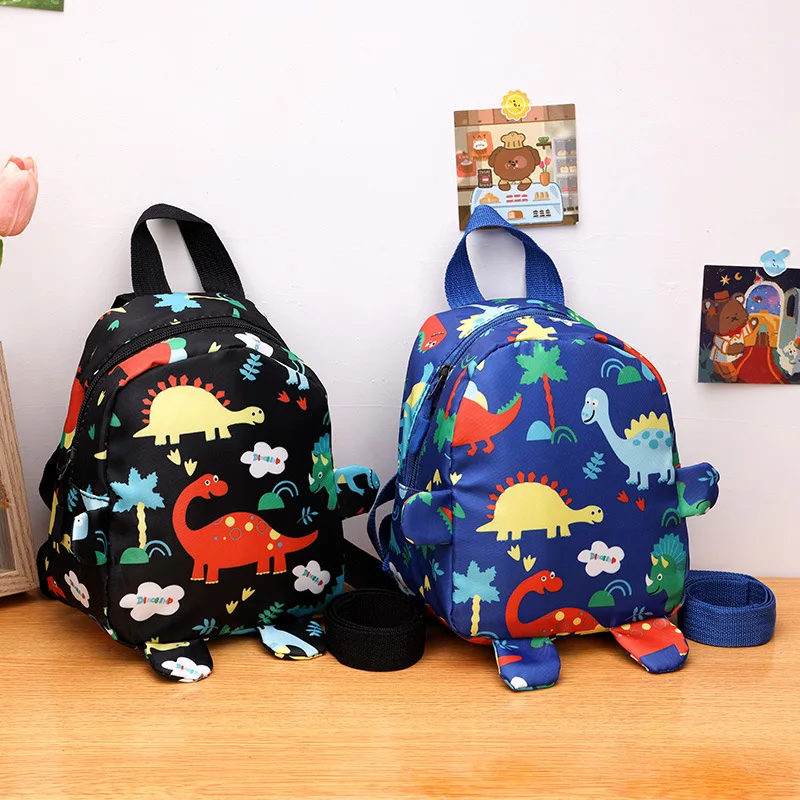 

Anti-lost Children Backpacks Cartoon Dinosaur Kindergarten School Bag Cute Boys Girls Baby High Capacity Book Bags Kids Backpack