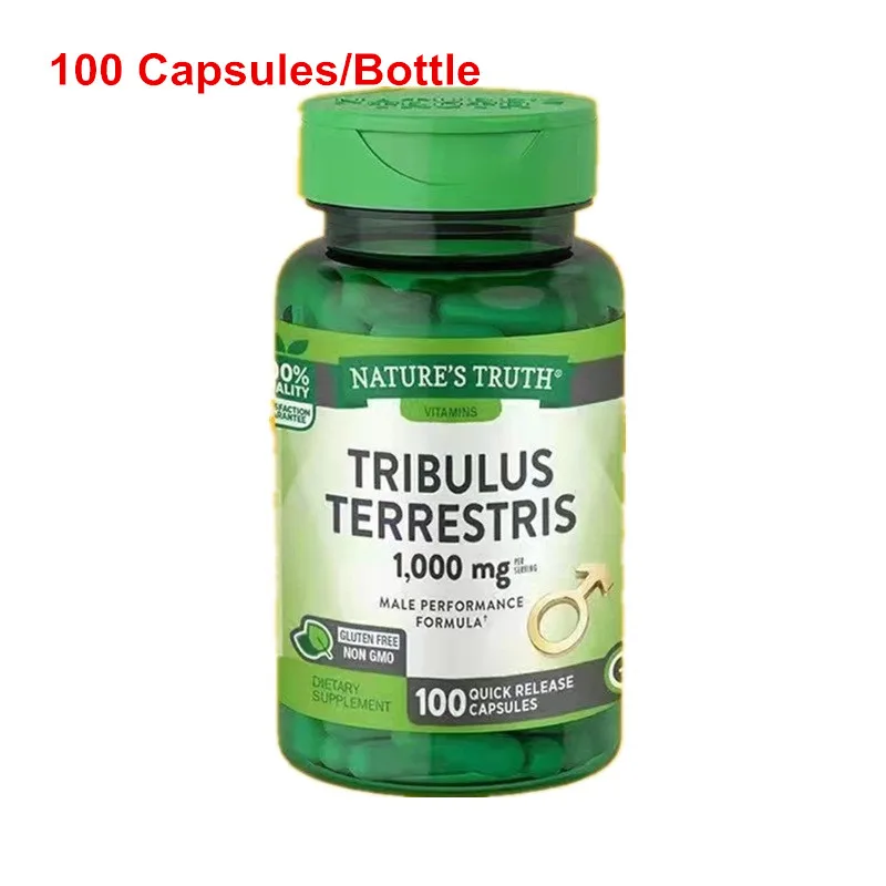 100 Capsule TRIBULUS TERRESTRIS SAPONINS WORKOUT SPORT SUPPLEMENT