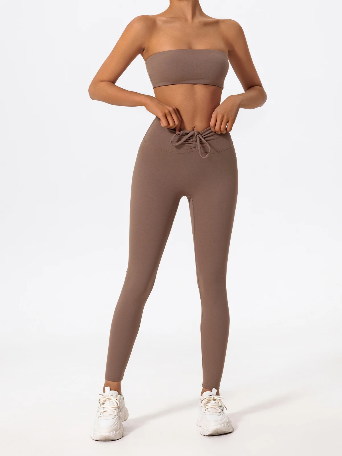 Hearuisavy Sommer Casual Sport-BH Gym Push-Up Unterwäsche Fitness Workout Trägerloses Bustier Bandeau Damen Yoga Kleidung Tube Top – Detail 22