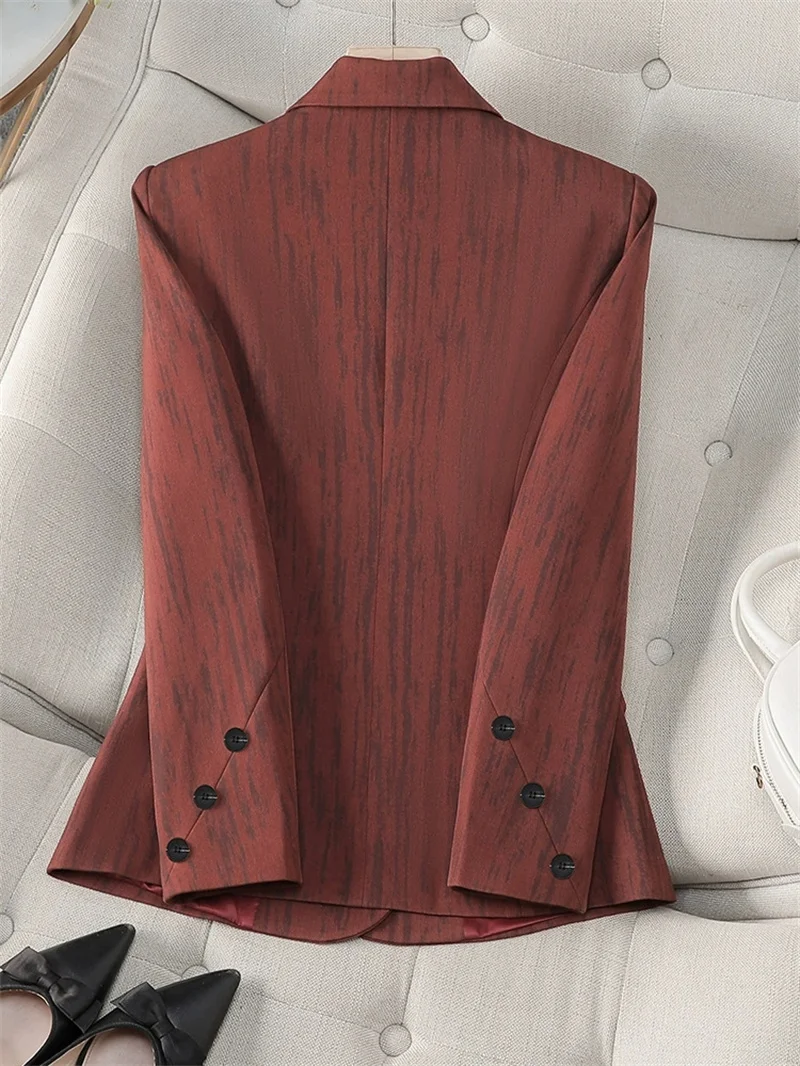 2025 Nieuwe Dames Formele Blazer Vrouwen Lange Mouw Slanke Zakelijke Werkkleding Jas Jas Vrouwelijke Blazer Bovenkleding Vrouwen Basic jassen