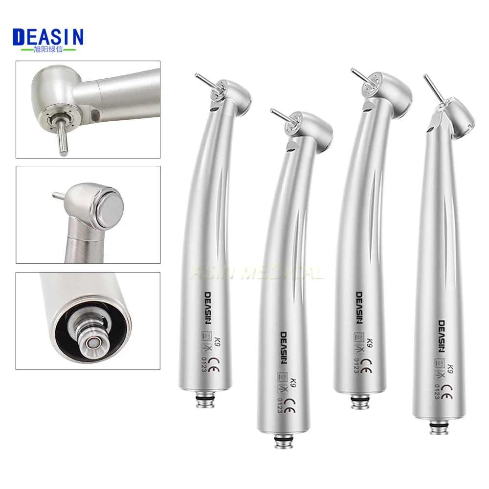 

Dental High Speed X600L K9 Optical Fiber LED Turbine Handpiece 4 Water Spray compatible N Type Quick Coupling Deantistry Tools