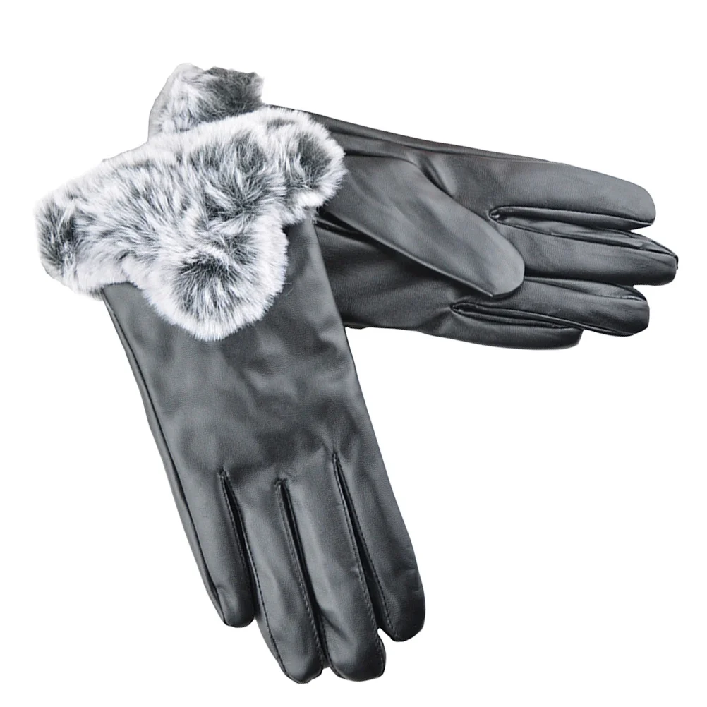 

1Pair Breathable Thicken Cycling Gloves Screen Windproof Gloves for Winter Outdoor Sports Hiking Camping