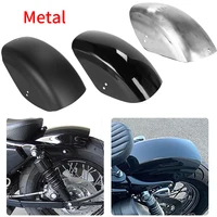 Guardabarros trasero de Metal para motocicleta, cubierta de protección corta negra/sin pintar para Harley Sportster XL883 1200 72 48
