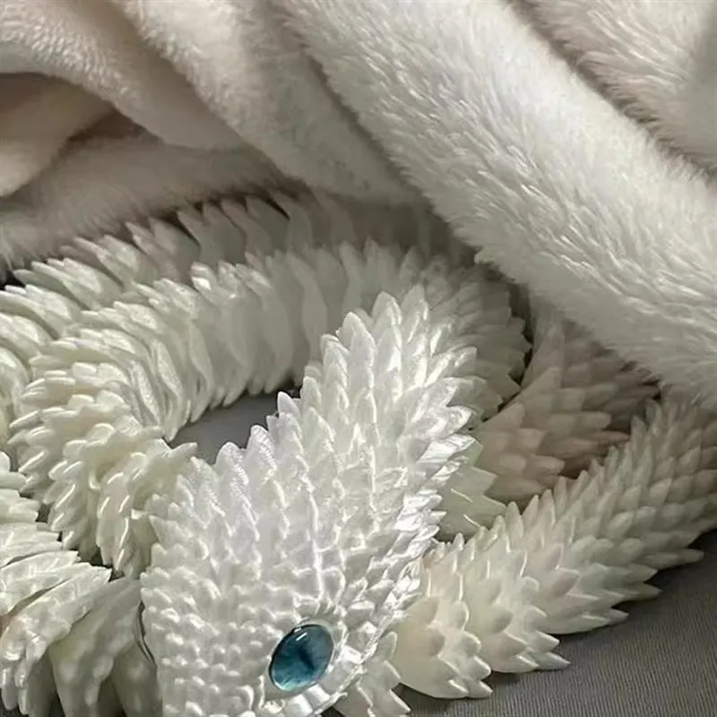 レインボースネークデザインオーナメント,3Dプリントジョイント,モバイルハンド,デスクトップオーナメント,動物モデルおもちゃギフト