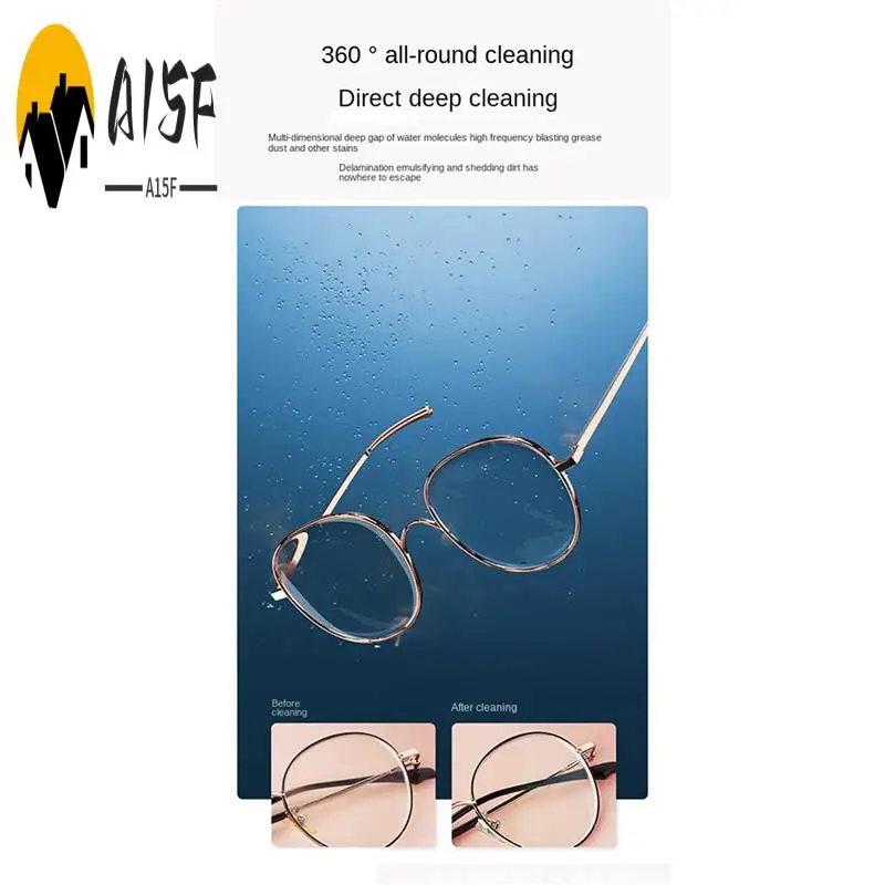 

A15F-Ultrasonic Jewelry Cleaner For All Jewelry, Portable 45Khz And Low Noise Ultrasonic Machine For Jewelry, Ring, US Plug