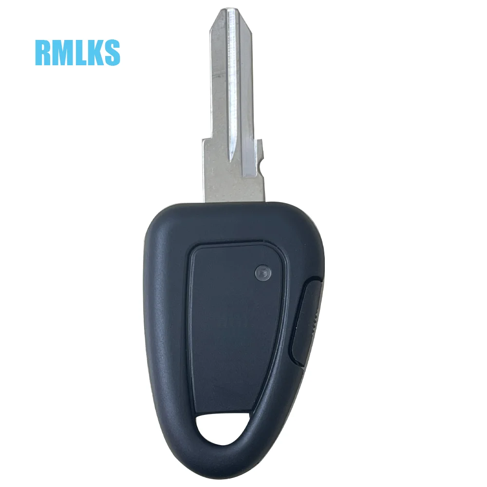 Side One Button Transponder Car Key Shell Cover Replacement For Fiat Iveco Remote Key Case No Button GT15R Uncut Blade