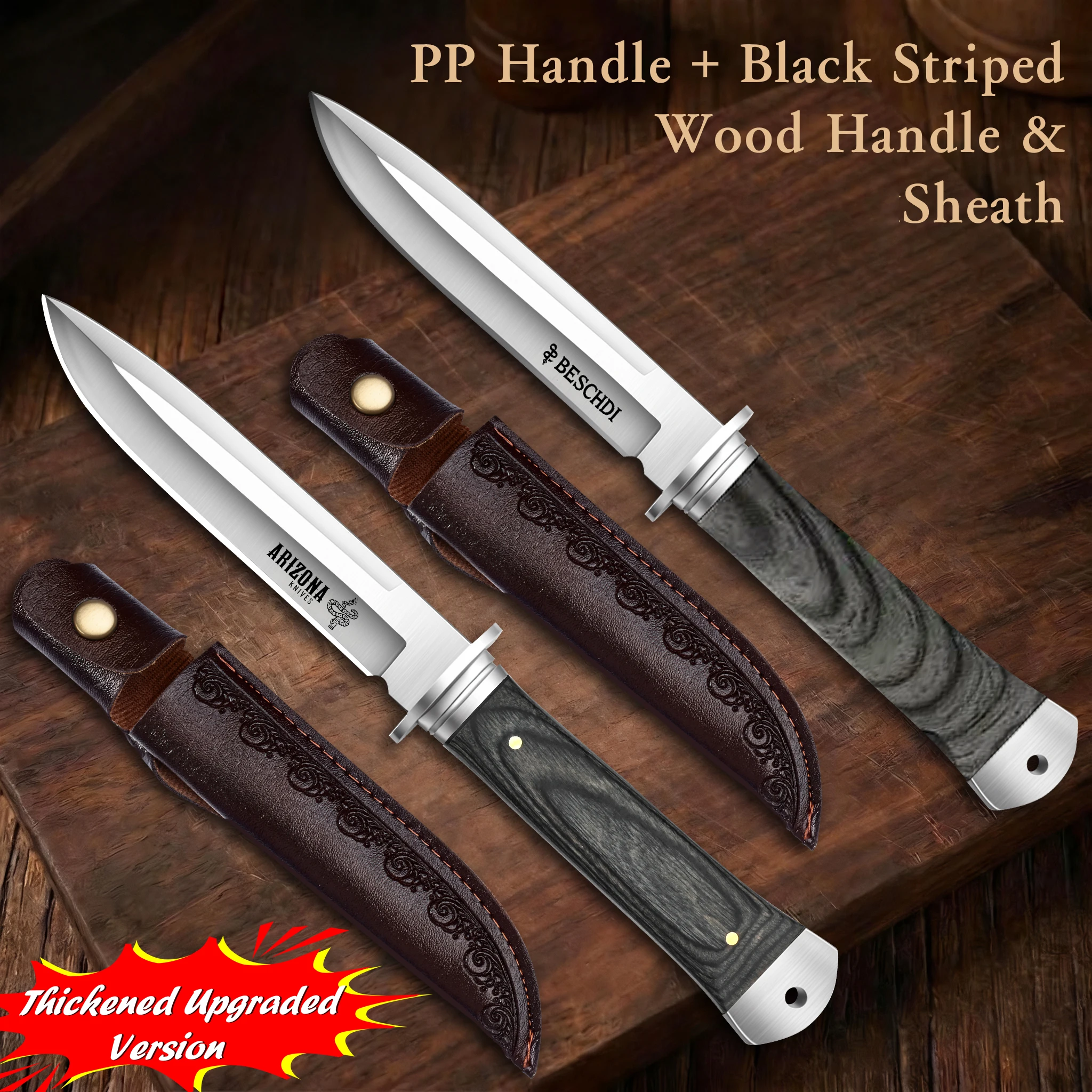 2026 model heavy-duty multi-functional kitchen knife. Professional kitchen knife with sharp 5Cr13 stainless steel for peeling.