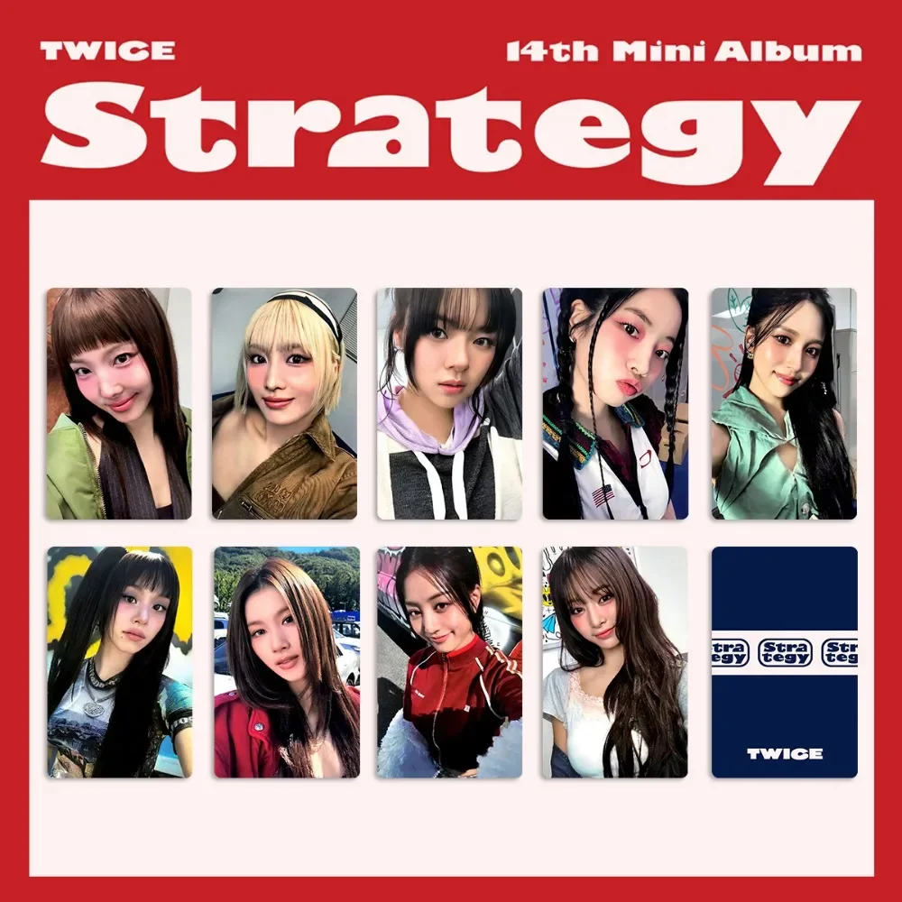 Kpop Twice 14-й мини-альбом Strategy Nayeon Jeongyeon Momo Sana Withmuu, специальное предложение, фотокарточка, ЛОМО-карта, коллекция фанатов