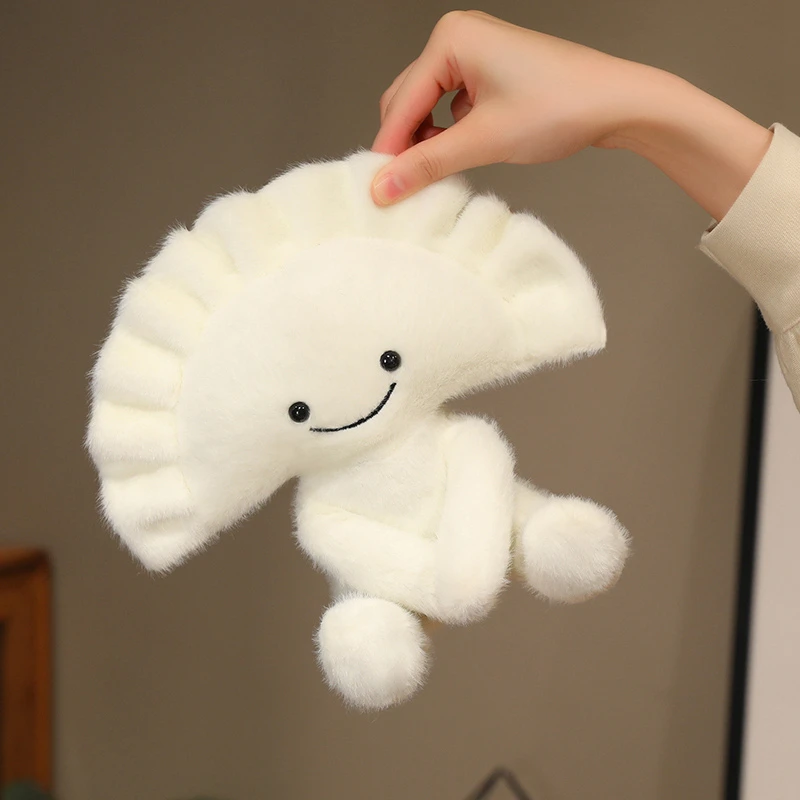 

Hot 2026 Cute Dumpling Pendant Key Ring Plush Keychain Soft Stuffed Keyrings For Boy Girl For Bag Decoration Student Accessories