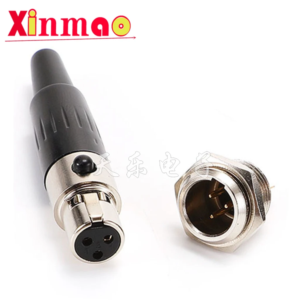 1PCS Small mini card faucet XLR Canon 3-core 4-core 5-core 6-core 7P8P micro welding plug female plug male socket