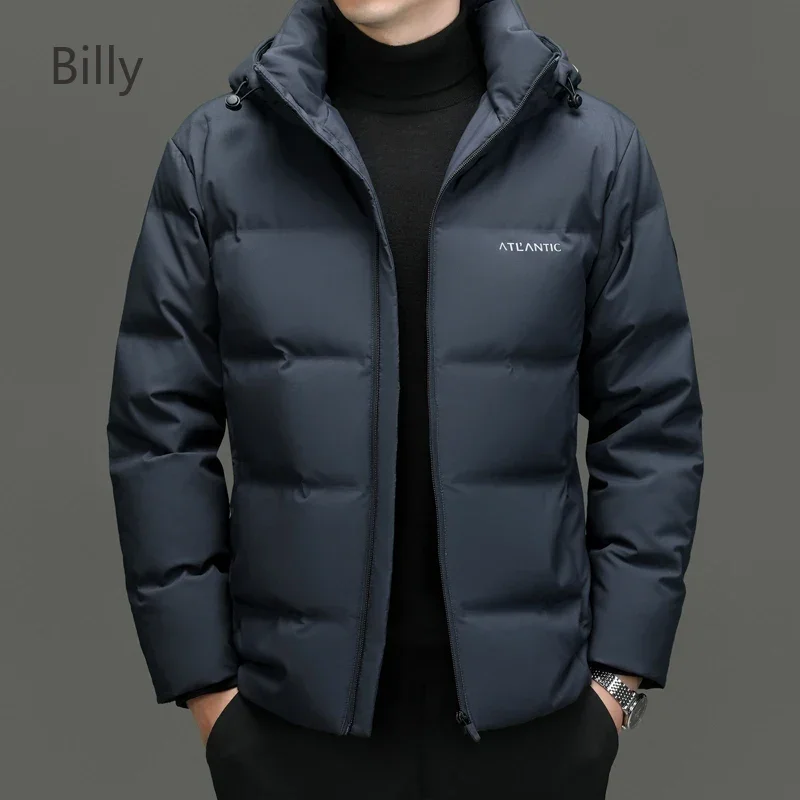 Men's Winter Down Jacket Duck Down Male Padding Gradient Lightweight Padded Jackets Men's Clothing 2024 New in Coats Down