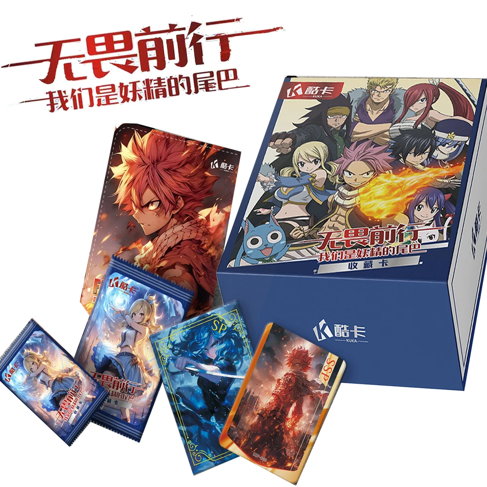 Etherious-tarjeta de Fairy Tail para niños, colección de personajes de Anime, Natsu, Dragneel, exquisita tarjeta Periphery, regalo de Navidad, venta al por mayor