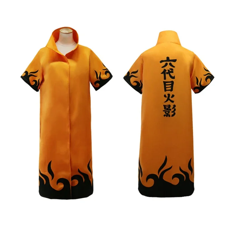 Anime Uzumak Cosplay Cloaks Fourth Yondaime Hokage, uniforme de Minato, Sixth Kakashi, capas, disfraz de Halloween para hombres y niños