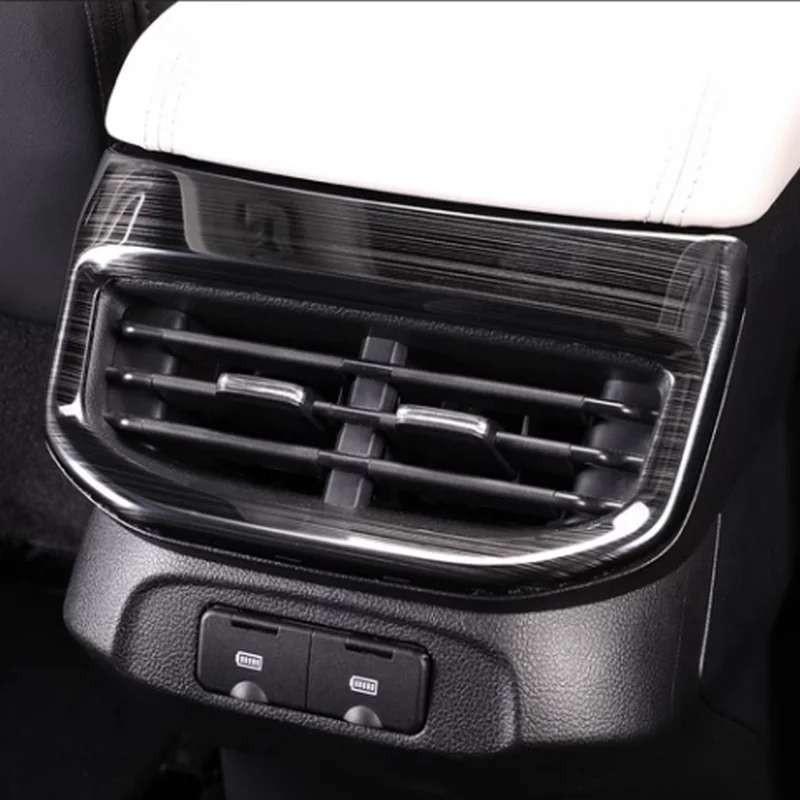 

SBTMY Stainless steel decorative frame for air conditioning vents in the rear of the car for Haval H6 3rd Gen 2021 2022