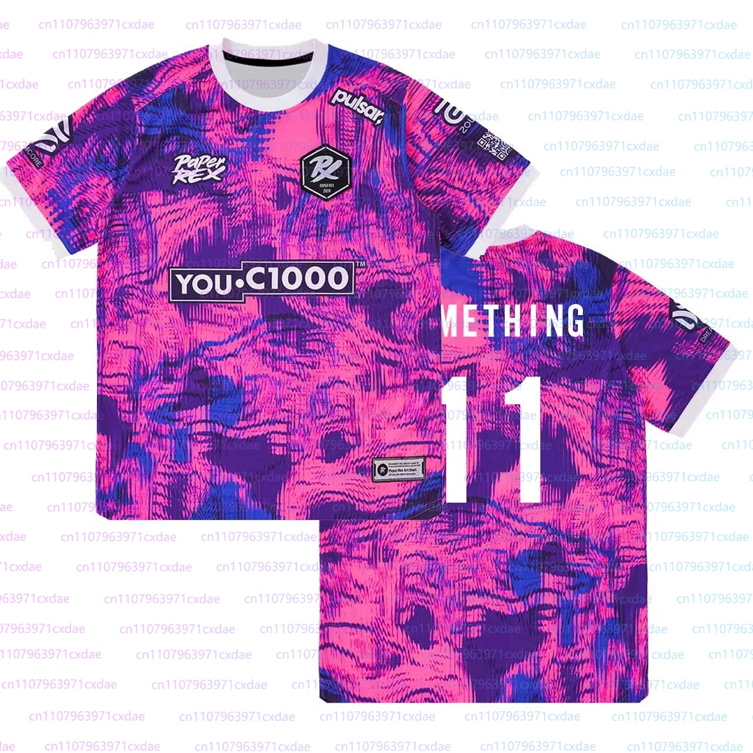 Paper Rex DinoGlitch Jersey 2025/2026 Series Uniform VALORANT Esports Club PRX Fashion Tees Male F0RSAKEN Streetwear T-shirts