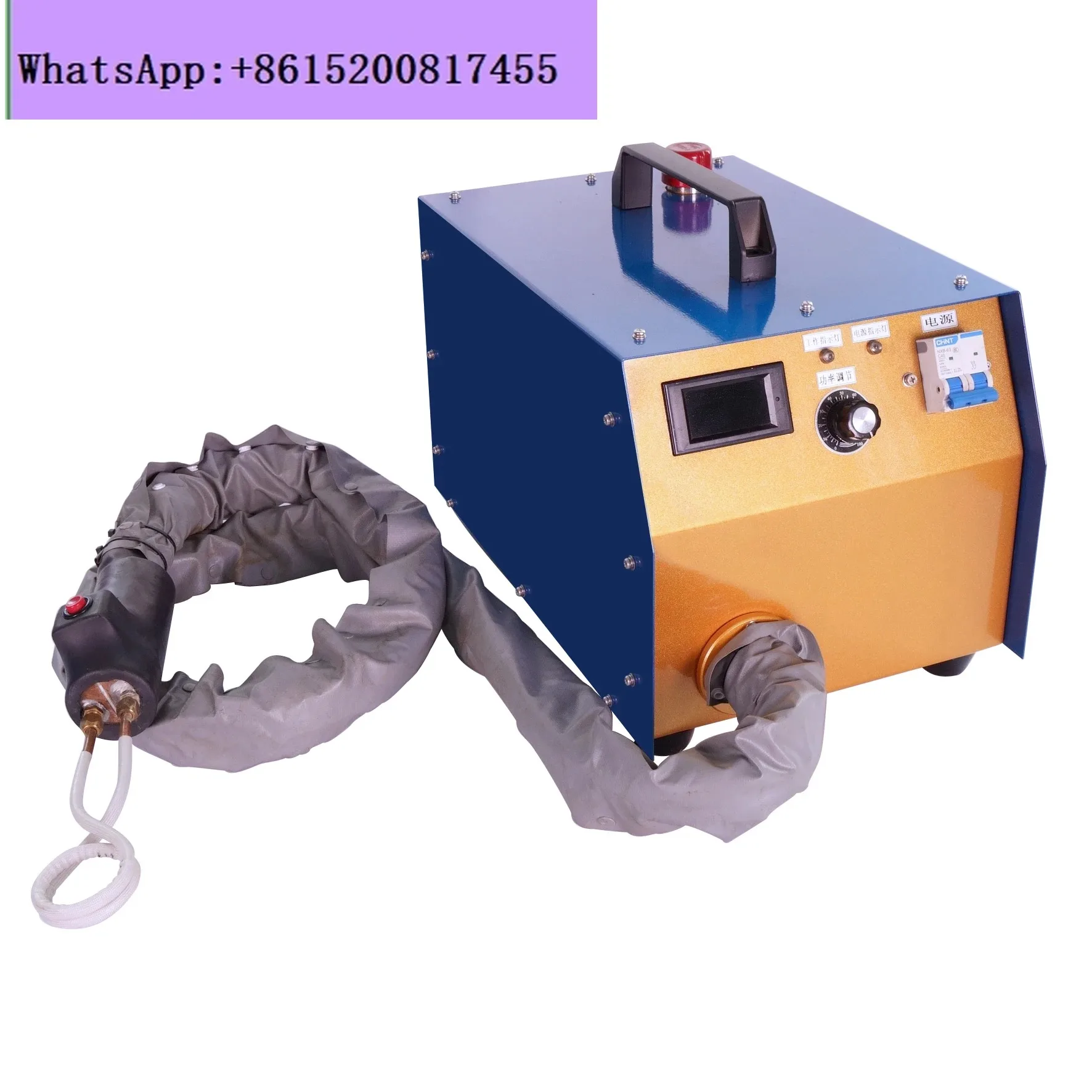 

Built-in water-cooled portable air conditioner copper pipe maintenance heater 2KW high frequency induction heating equipment