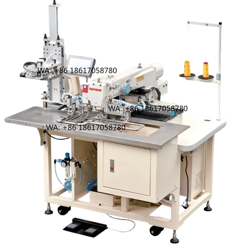 Industrial Sewing Machine Automatic Small Pocket Setting Machine Jeans Factory Watch Pocket Setting Machine Small Size Pocket