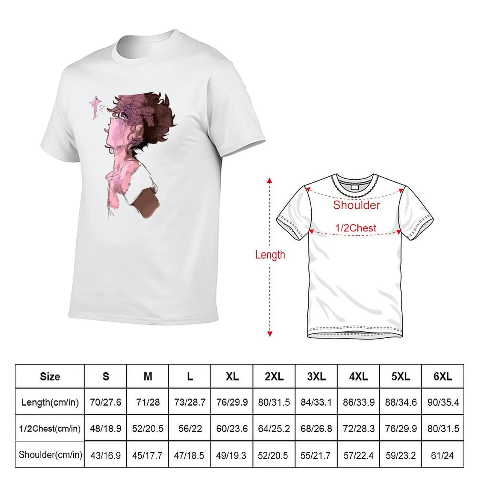 Shine T-Shirt plus sizes baggy shirts t shirts for men