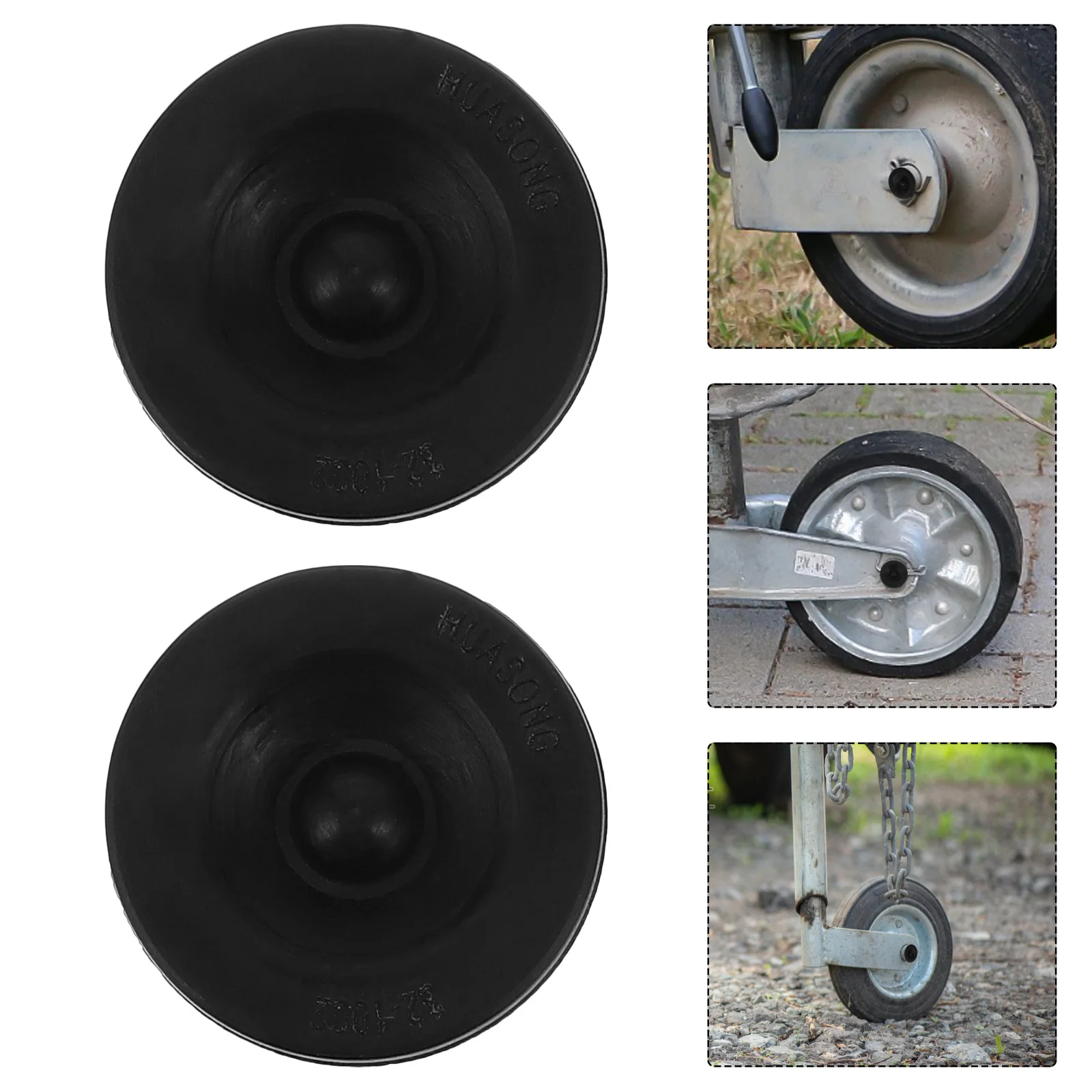 

8Pcs Trailer Axle Dust Caps Rubber Grease Plugs High Quality Wheel Hub Center Caps for Car Trailer Bearing Protector Rv Dust