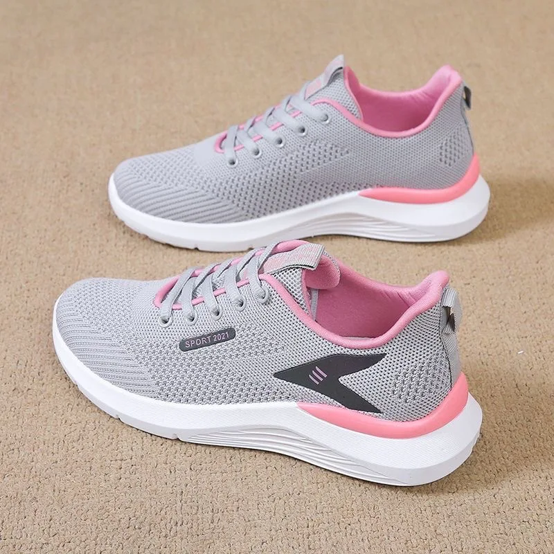 

2025 Fashion Women's Sneakers Spring Summer New Lightweight Soft Sole Casual Running Shoes for Women zapatillas de mujer