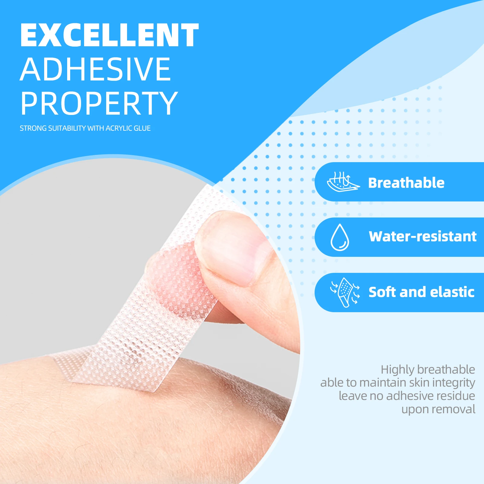 Ok Tape okpore transparentes chirurgisches Klebeband, medizinisches hypo allergenes Erste-Hilfe-Klebeband, latex frei, für Wunden und Schutz, 24