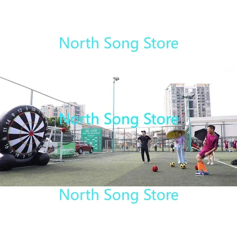 Pallone da calcio appiccicoso per giochi di freccette con calcio, bersaglio da calcio gonfiabile all'aperto, 1 pezzo (colore casuale)
