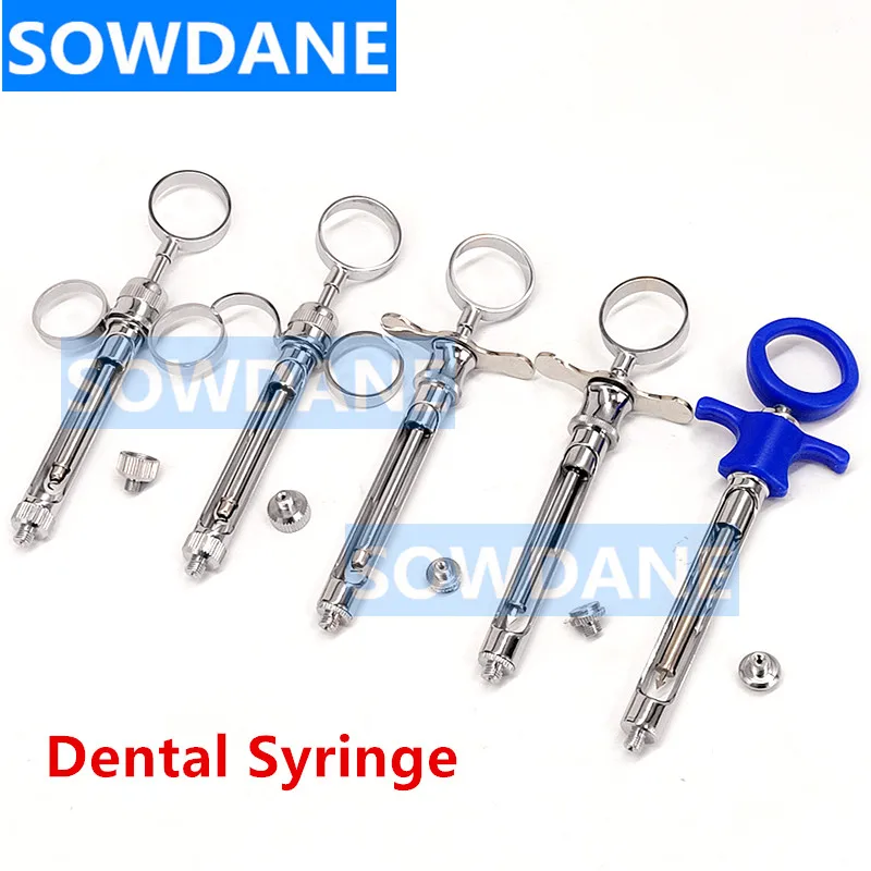 Dental intraligamentalna strzykawka aspiracja 1.8ML chirurgia stomatologiczna Instrument Dental wtryskiwacz narzędzie do metrycznej stali nierdzewnej