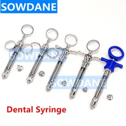 Dental intraligamentalna strzykawka aspiracja 1.8ML chirurgia stomatologiczna Instrument Dental wtryskiwacz narzędzie do metrycznej stali nierdzewnej