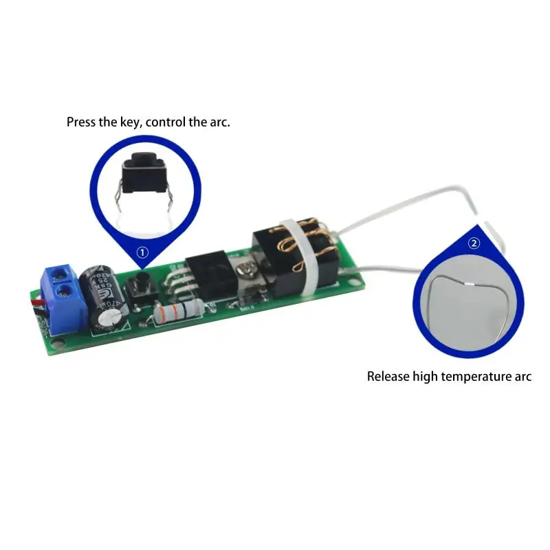 DC3-5V DIY Kit High Voltage Generator Arc Igniter Lighter Kit For DIY Electronic Production Suite