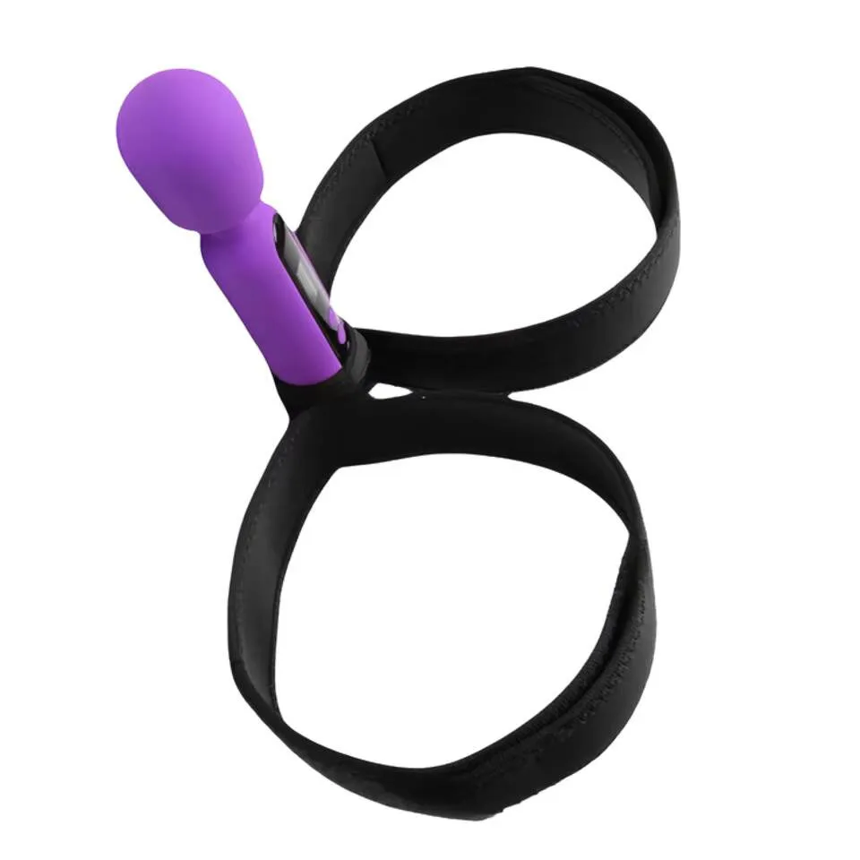 1pc Adjustable Waist Harness Holder For Dildo Wand Massager Sex Toy For Women Wearable Constrained Forced Strap No Vibrator view 2
