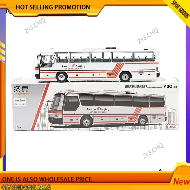 

New Xcartoys 1/64 Scale Alloy Model Northern Bfc6120 Luxury Tourist Car Ameco Miniature Non-Remote Control Play Vehicle Toy