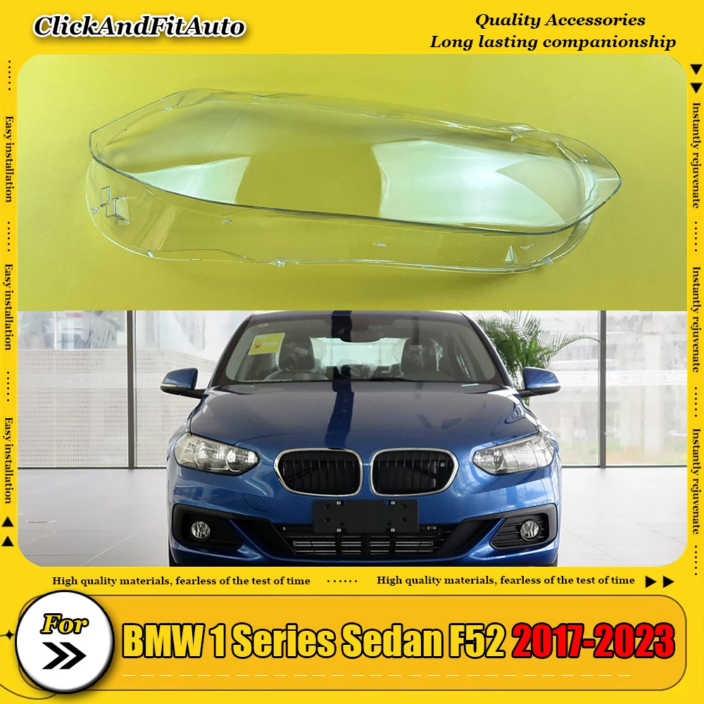 

Front Headlamp Cover Transparent Lampshade Headlight Shell Lamp Shade Plexiglass For BMW 1 Series Sedan F52 2017-2023