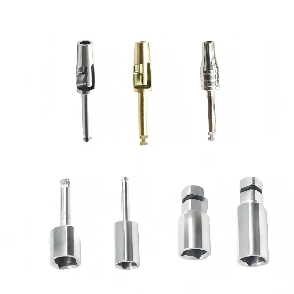 Dental Implant Drill Extension Adapter Stainless Steel Screwdriver Extender Rod for Handpiece Ratchet Wrench Surgery Tools