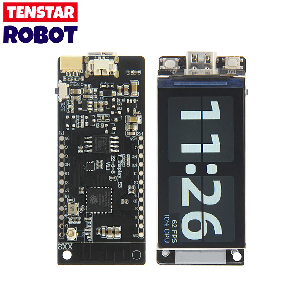 T-Display-S3 LCD 디스플레이 개발 보드, 와이파이 블루투스 5.0 무선 모듈, 170*320 해상도, ESP32 S3, 1.9 인치 ST7789