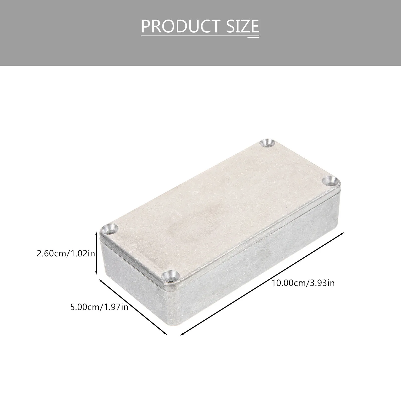 علبة دواسة الجيتار من الألومنيوم صندوق ستومب تأثير متين استبدال عملي لتقوم بها بنفسك ملحق صندوق ستومب من الألومنيوم للجيتار