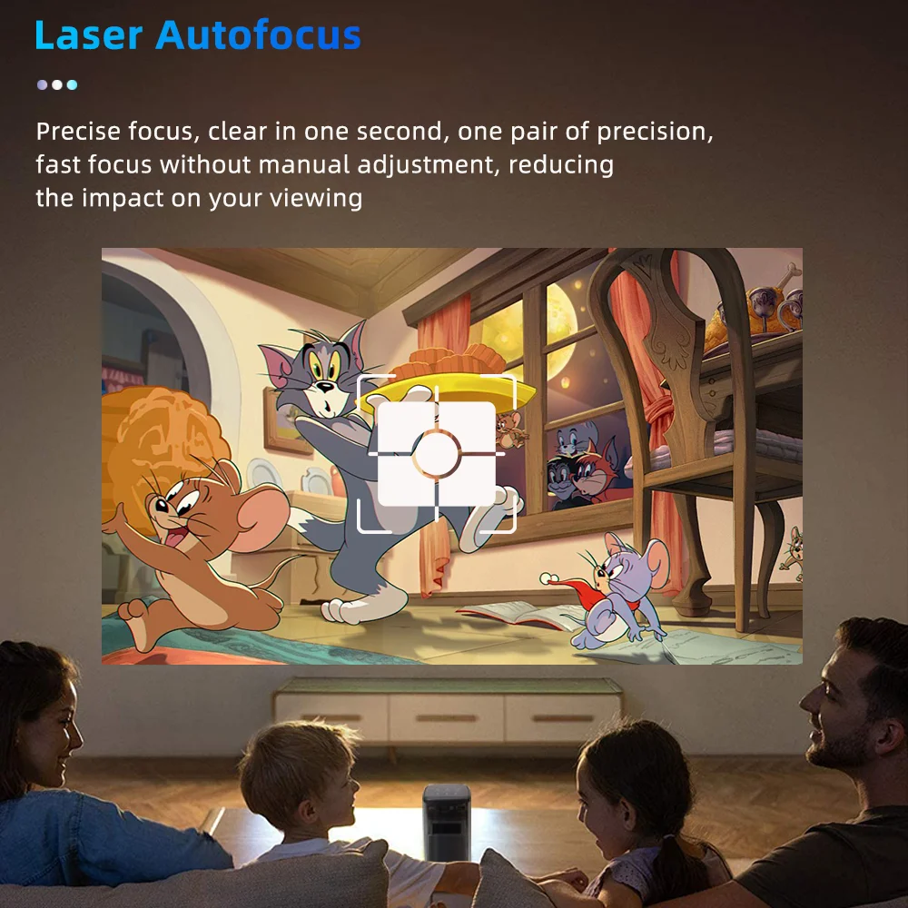 Everycom Touyinger C2000 nuevo proyector inteligente Android Mini proyector Multimedia portátil de alto brillo 2G RAM Venta caliente