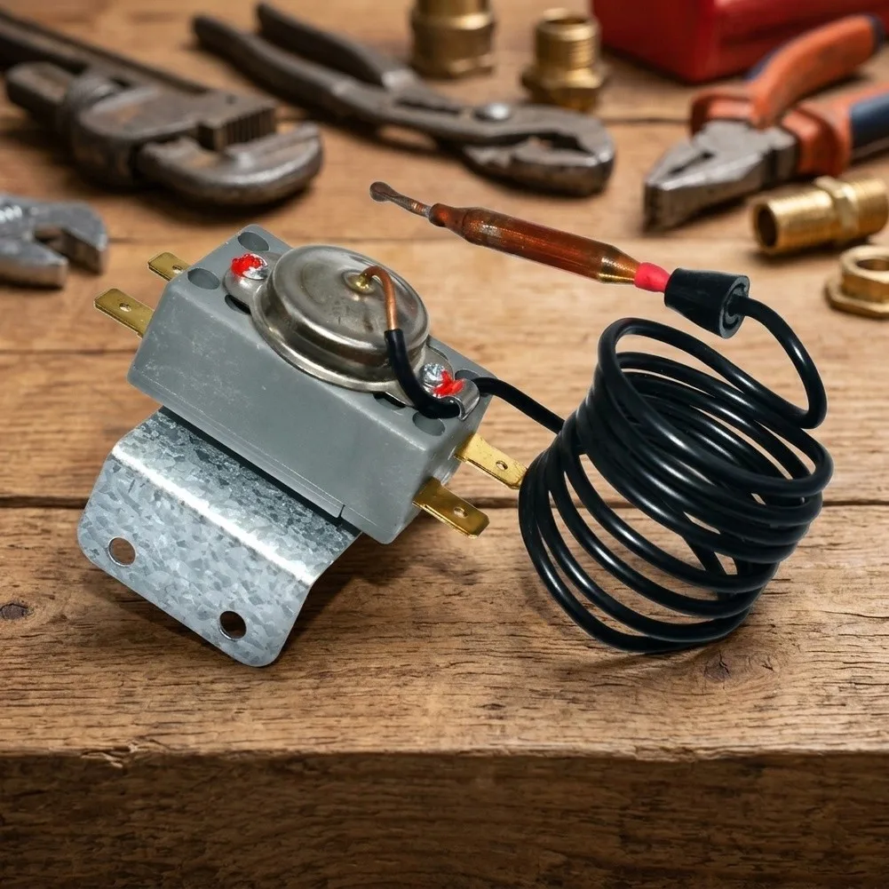 V13967 Temperature Limiter for Domestic For Water Heaters with Metal Body and Capillary Tube Actuation Mechanism