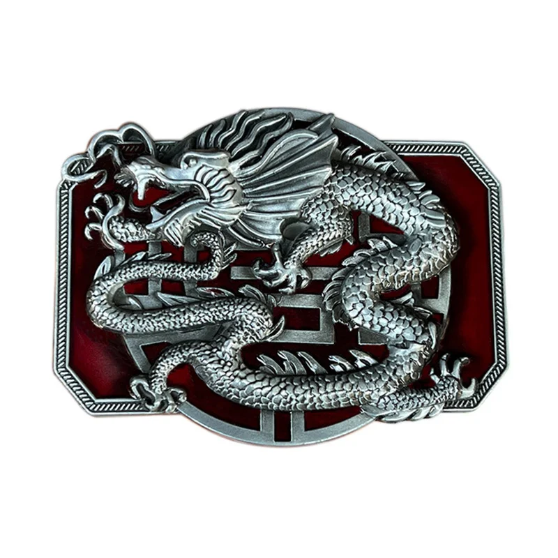 Chinese dragon belt buckle