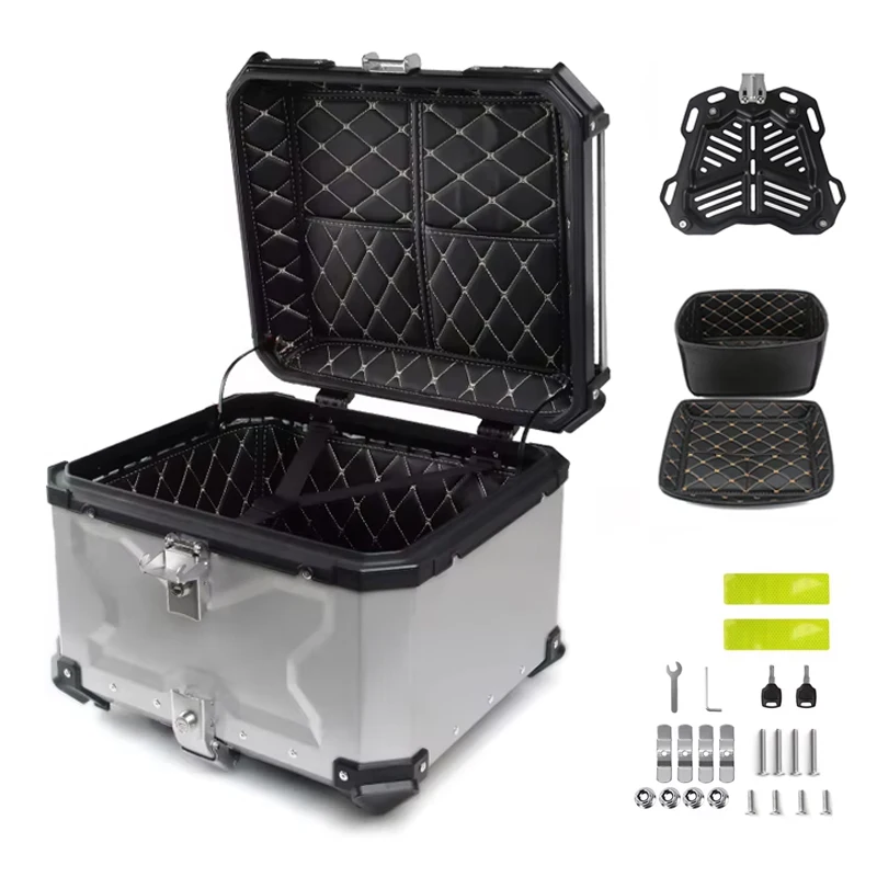 aluminum-motorcycle-top-case-waterproof-universal-rear-tail-box-moto-luggage-storage-trunk-36l-45l-55l-65l-80l-fit-scooter